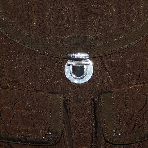 Vera Bradley Quilted Chocolate Brown Backpack main image 15